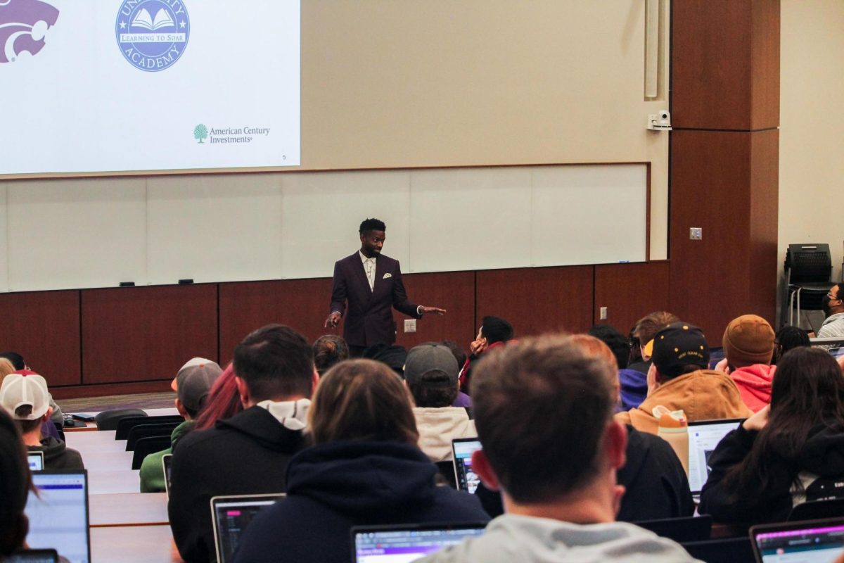 Head of DEIB at American Century Adam Miller lectured at the College of Business on Jan. 25. The lecture taught students, staff and faculty about the power of DEIB in the workplace during the 2024 MLK Observance Week.