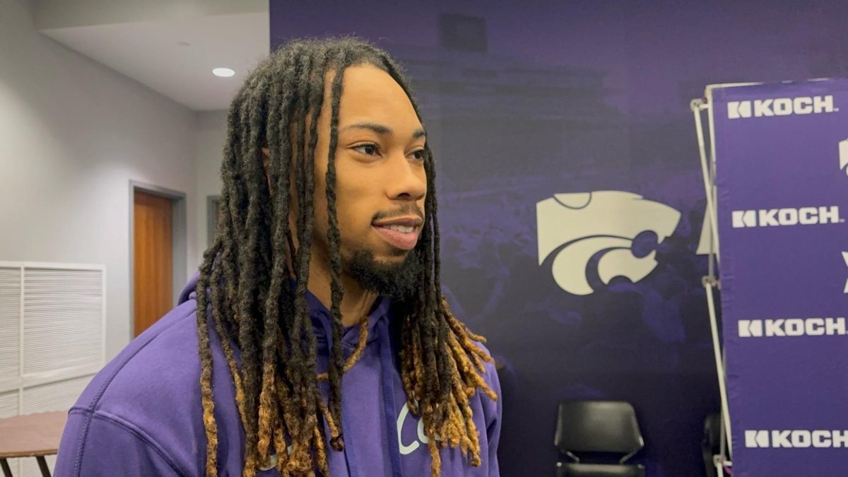 Ball State defensive back transfer Jordan Riley talks to the K-State media for the first time. Riley will have an opportunity to the jack safety position in 2024. 