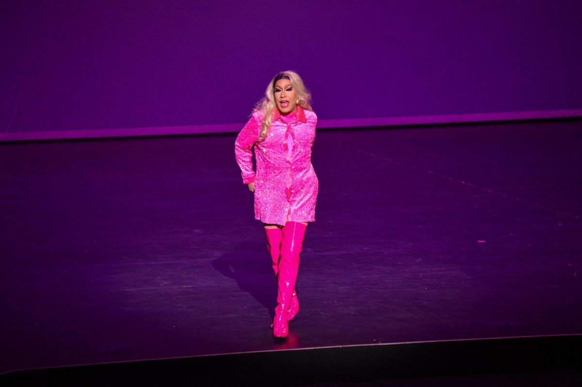 Lil Kim Chis take on Regina George, featuring songs from the new Mean Girls film. The drag show raised money for K-State LGBTQ+ students.