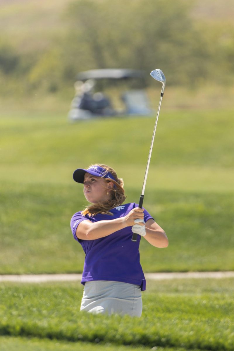 Junior golfer Carla Bernat practices at Colbert Hills on Sept. 5, 2023. Bernat claimed the individual title at the Liz Murphey Collegiate Classic and earned her second invitation to the Augusta National Womens Amateur.