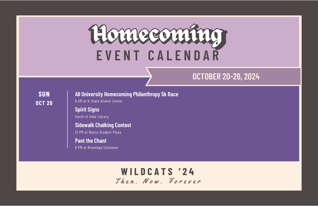 Event Calendar 2024 Kansas State Collegian