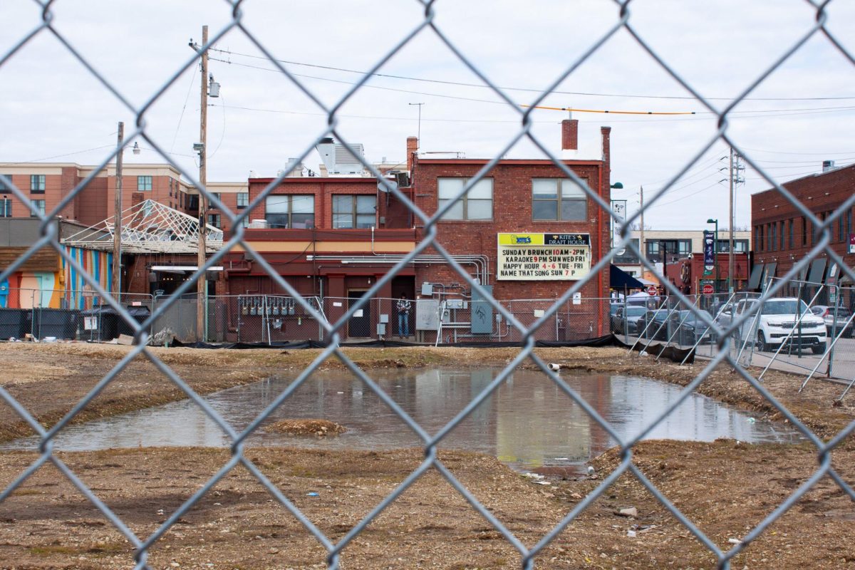 The empty lot between Chipotle and Kite's on 12th and Moro has talk of constructing a hotel.