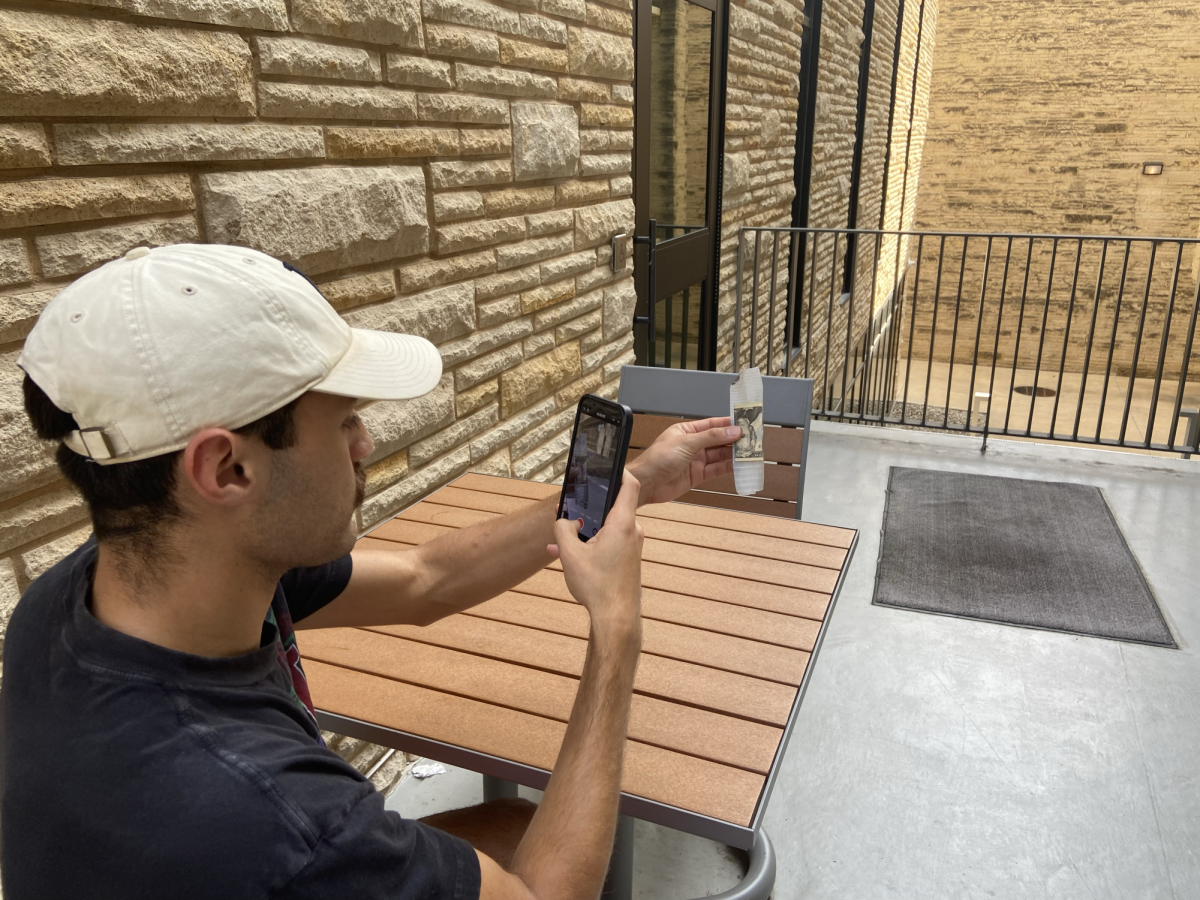 Before placing the money, Ruiz is sure to film a clue showing a recognizable landmark. This month, he has hid $200 worth of 20-dollar bills around campus