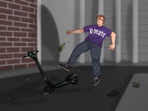 "Let’s be honest: People do not take driving a scooter as seriously as they should, nor do they respect the rules an e-scooter must adhere to. These rules go unenforced and unpunished, leaving the everyday pedestrian stuck dodging fast-moving vehicles in places where they shouldn’t be in the first place."