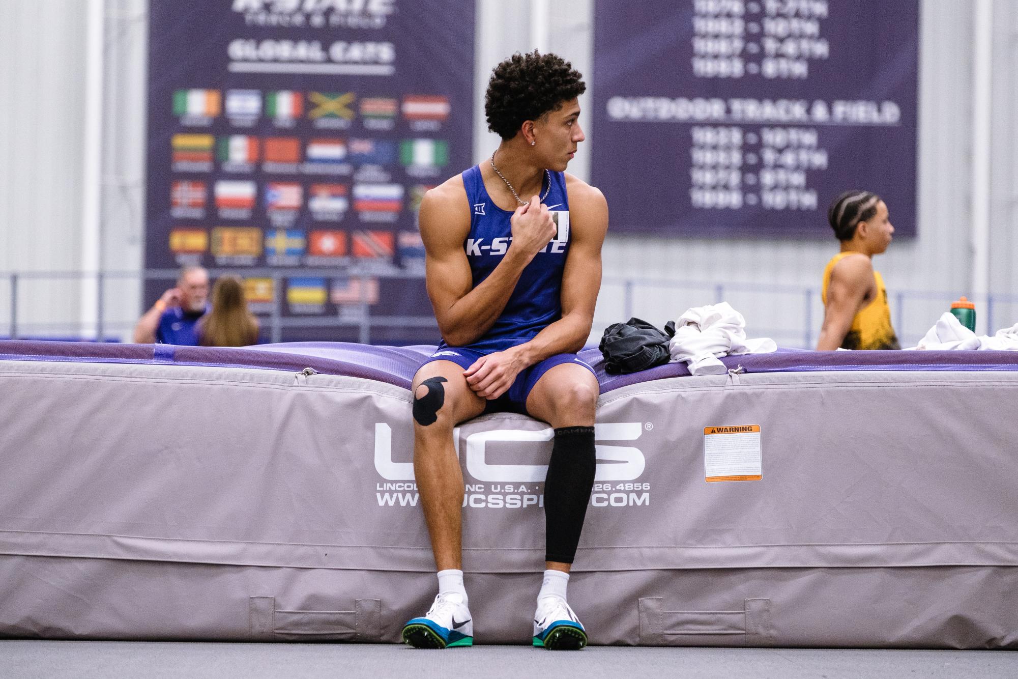 The K-State track and field teams hosted the second meet of the season, the DeLoss Dodds Invitational on January 30 and 31 at Cliff Rovelto Indoor Track.