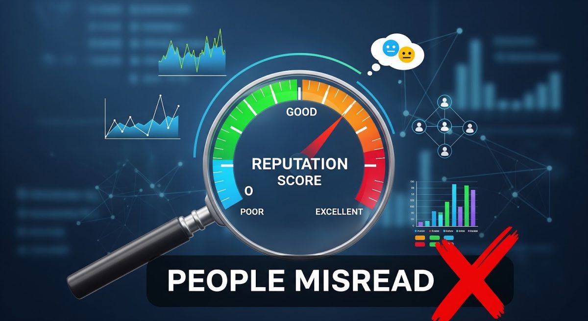 What A Reputation Checker Measures That People Misread