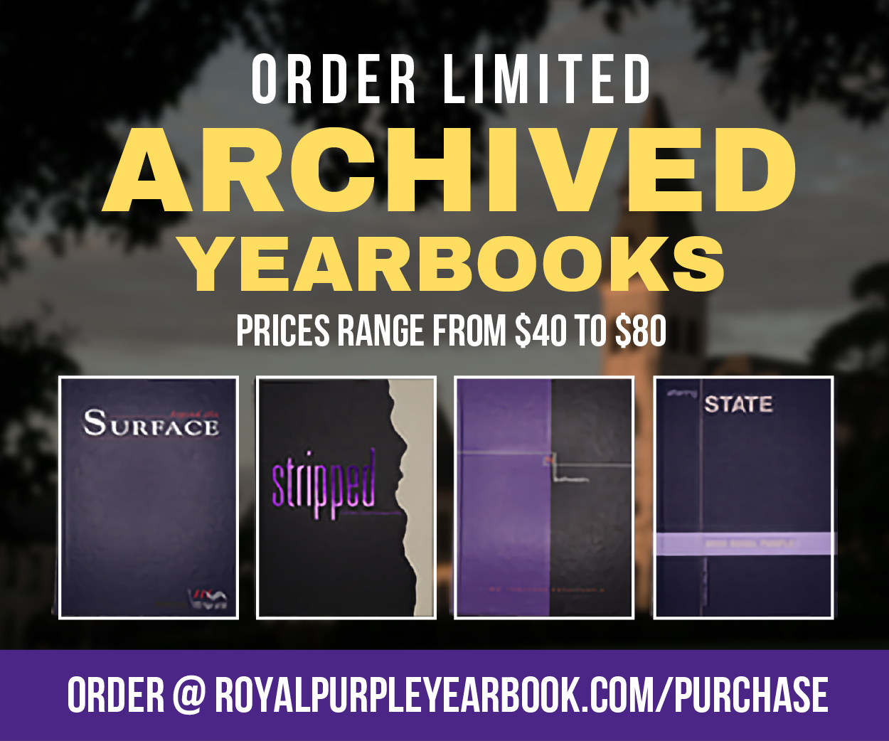 Order Limited Archived Yearbooks - RP