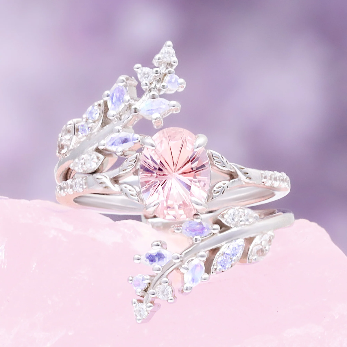 Morganite Engagement Rings for Non Traditional Brides