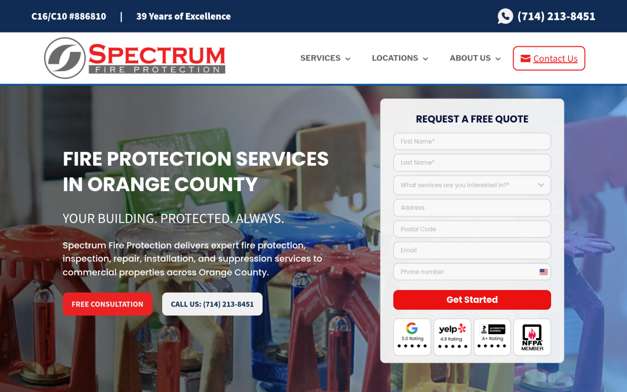 Spectrum For Fire Protection Screenshot