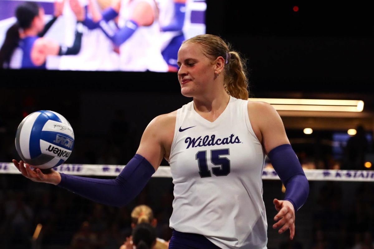 Freshman Addison Massey led the Wildcats in points during the home opener on Aug. 28, against Texas A&M - Corpus Christi. She had a stand out performance, helping the Cats win after three sets.