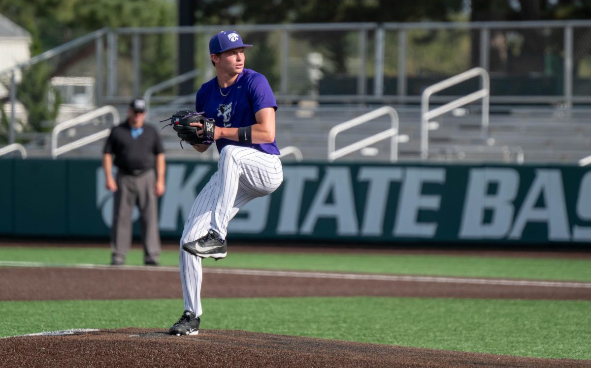Jackson Baker makes his first appearance for the wildcats in the fall baseball game. Baker previously has played for Alabama, USC and Houston.