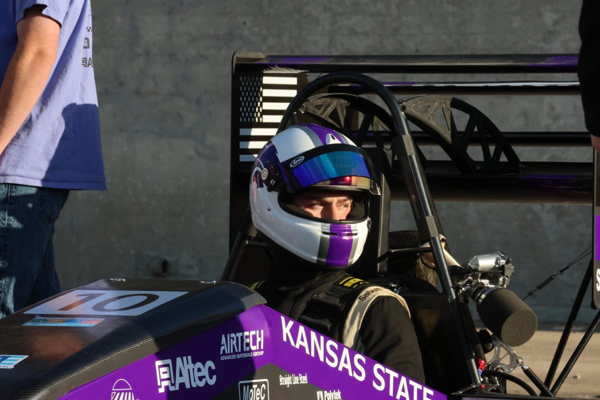 Sophomore Hank Schriner drives "Sphinx" during Breaktesting on Oct. 10.